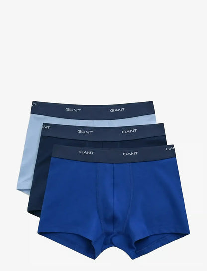 GANT 3-Pack Trunks herreunderbukser, 3-pack i COLLEGE blå