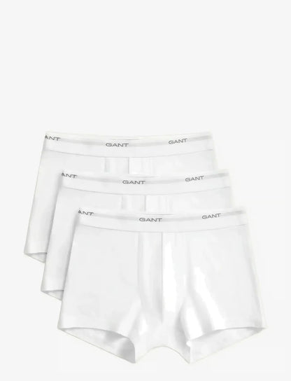 GANT 3-Pack Trunks herreunderbukser, 3-pack i Hvit