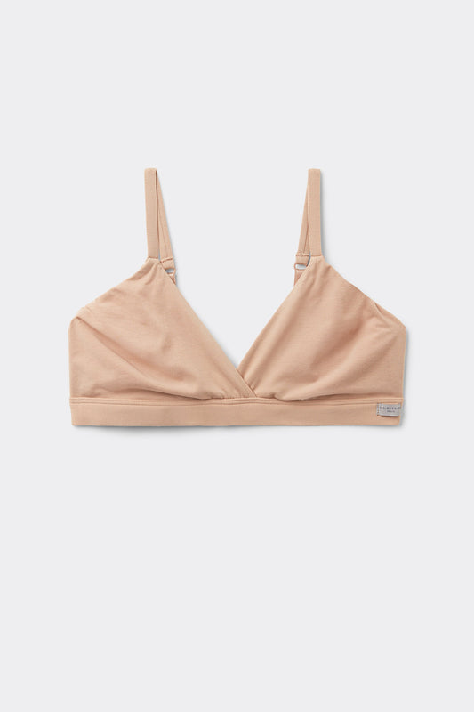 Emma Triangel BH in Natural Bomull |