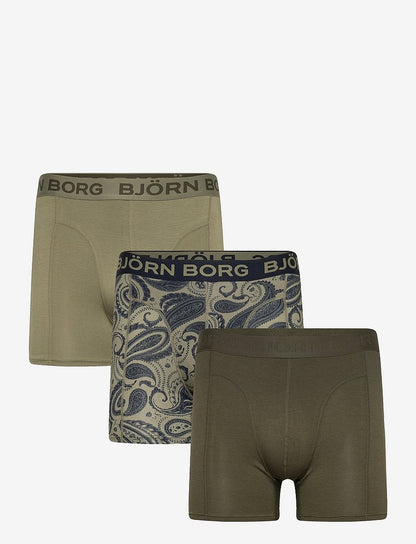 Björn Borg BAMBOO COTTON BLEND BOXER 3p herreunderbukser, 3-pack