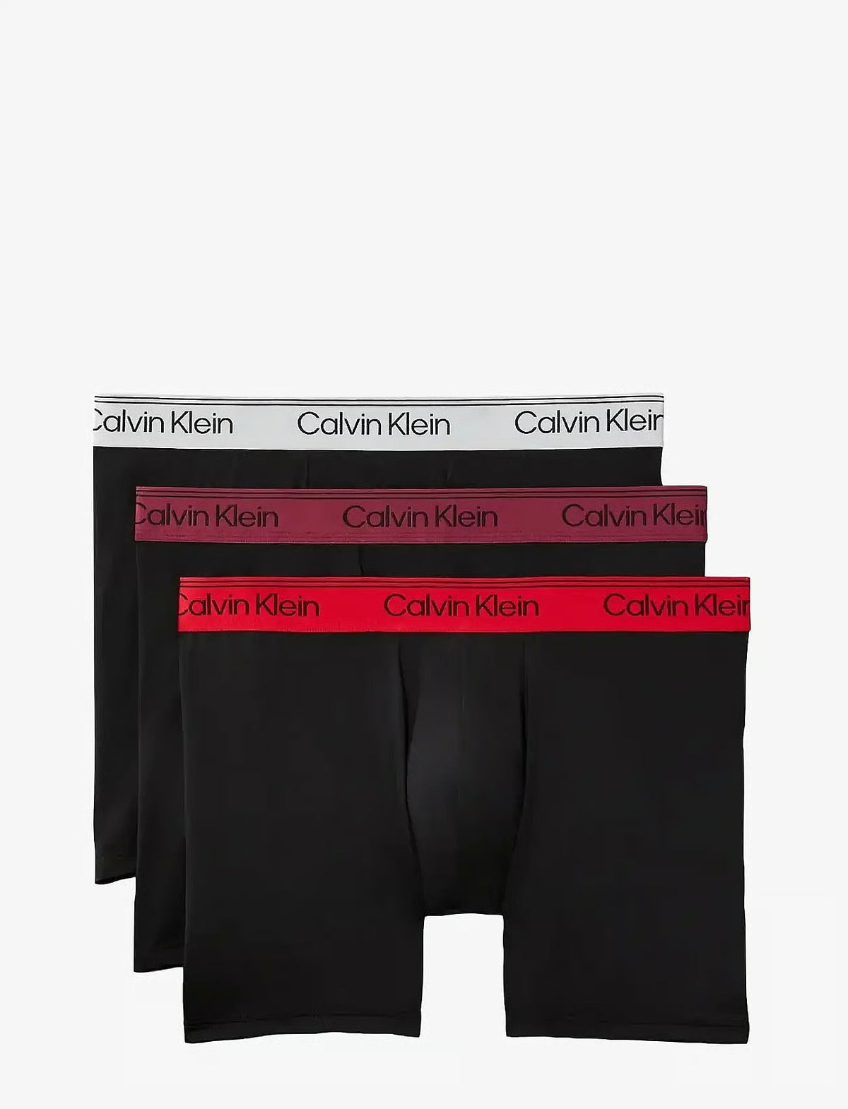 Calvin Klein BOXER BRIEF 3PK herreunderbukser, 3-PACK i svart W HARBOR MIST WB GOJI BERRY