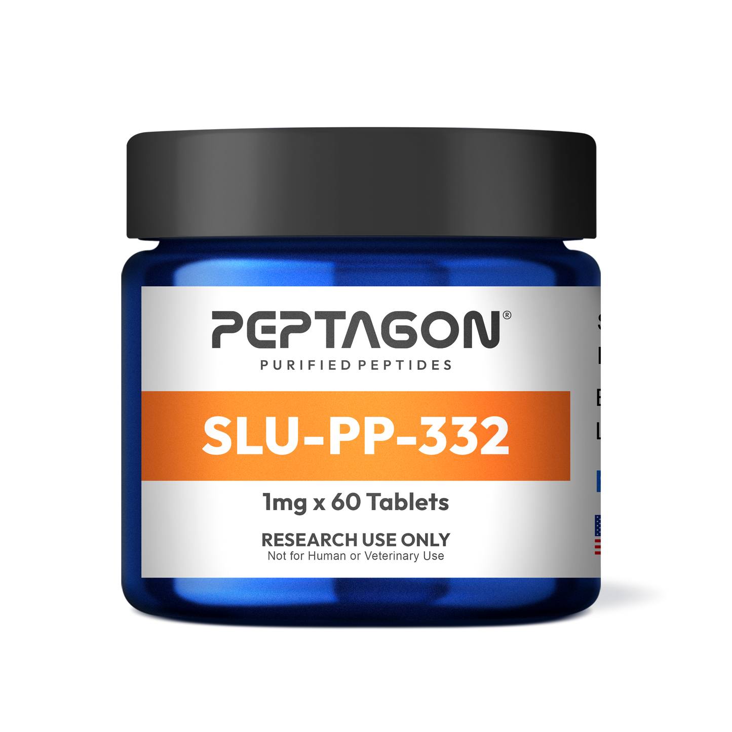 Peptagon SLU-PP-332 Research Tablets – 250mcg / 1mg / 200mg – 60 Count – official product image 2