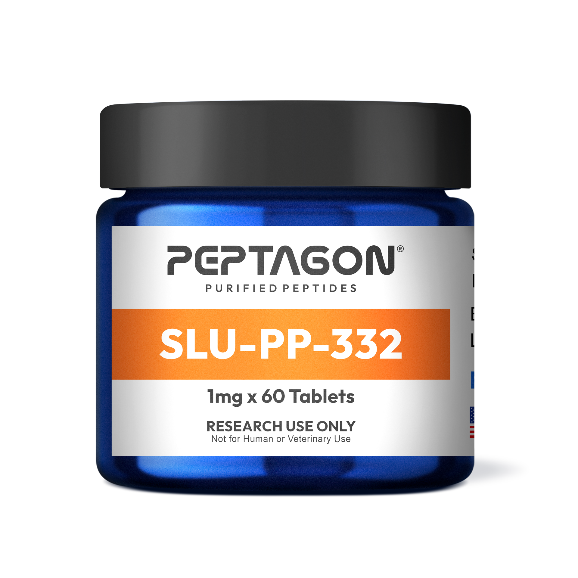 Peptagon SLU-PP-332 Research Tablets – 250mcg / 1mg / 200mg – 60 Count – official product image 2