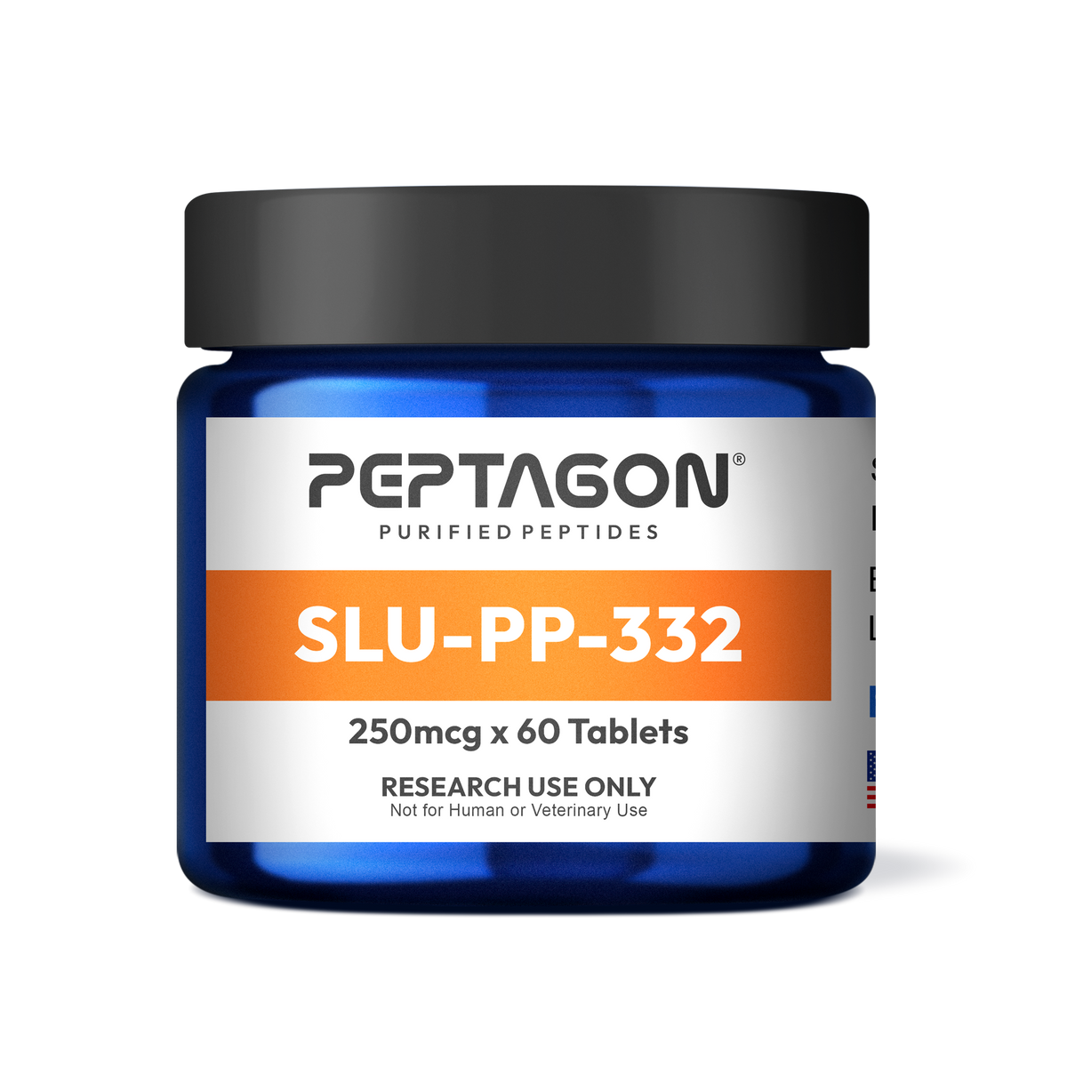 Peptagon SLU-PP-332 Research Tablets – 250mcg / 1mg / 200mg – 60 Count