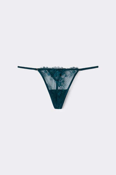 Lace Perfection Thong with Side Straps