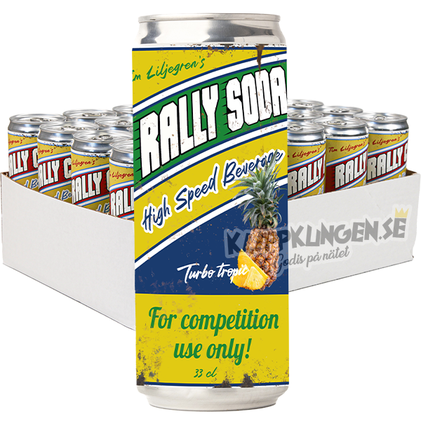 Rally Soda Turbo Tropic 24 x 33 cl storpakke