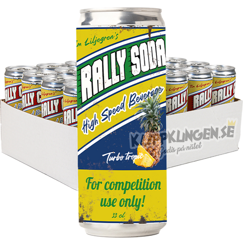 Rally Soda Turbo Tropic 24 x 33 cl storpakke