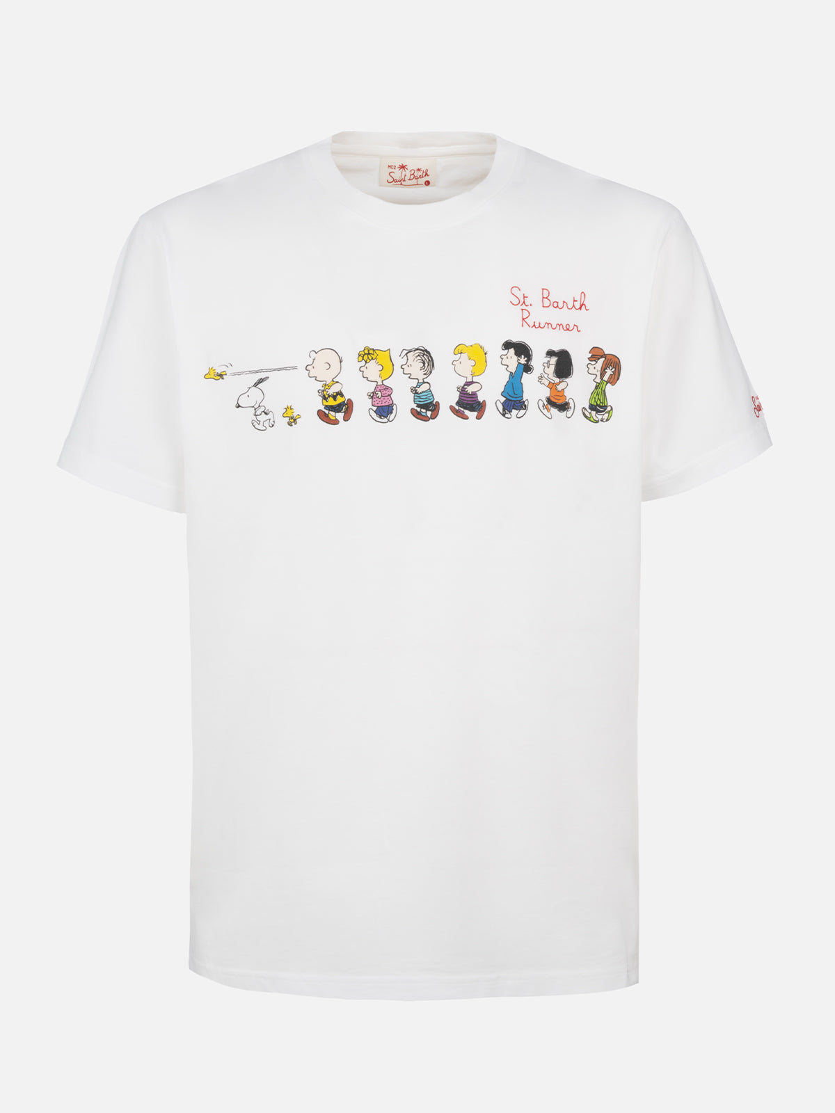 Peanuts T-skjorte med print og broderi i hvit | Special Edition – produktbilde