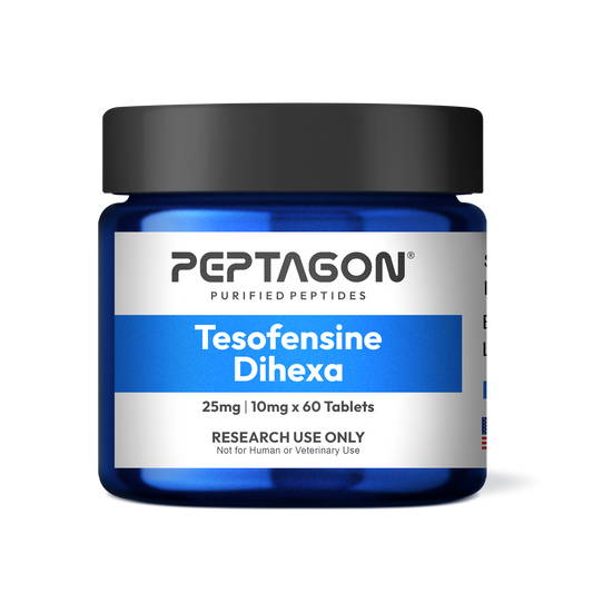 Peptagon Tesofensine + Dihexa Research Tablets – 25mg / 10mg – 60 Count
