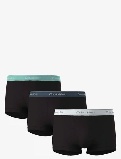 Calvin Klein RELAXED FIT TRUNK 3PK herreunderbukser, 3-PACK i svart BODIES W TAHITI TURQUOISE DA