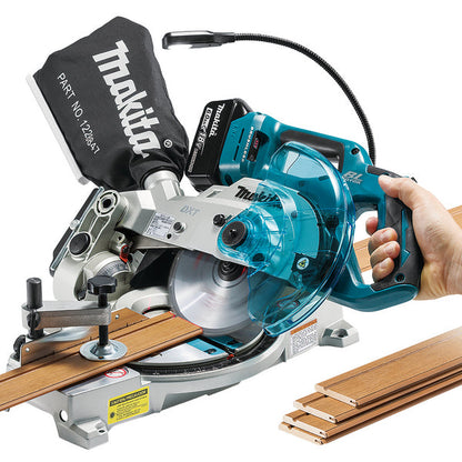 Makita DLS600Z kapp- og gjærsag 18V LXT 165 mm, børsteløs (kun maskin)