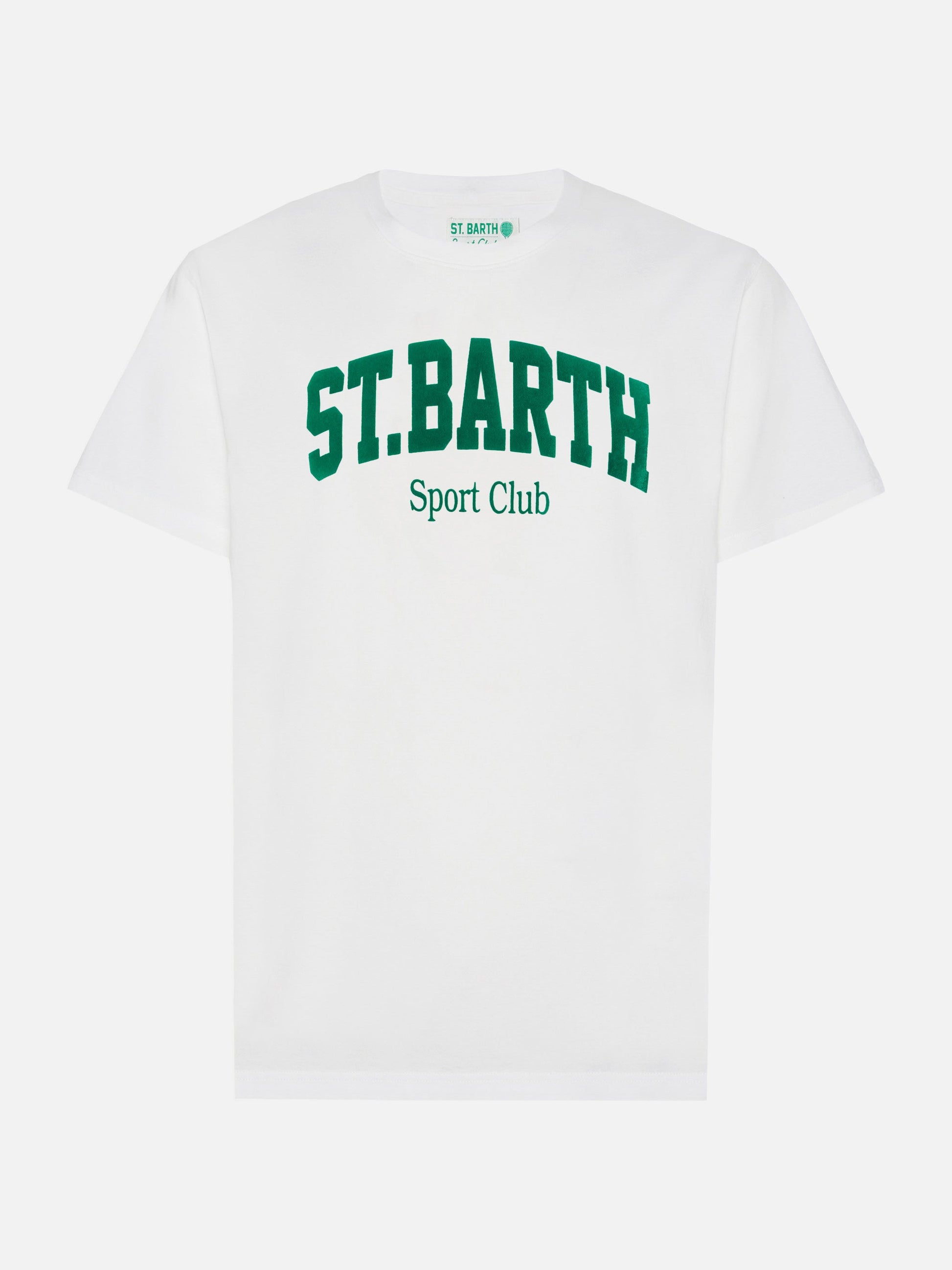 Vinter bomulls-T-skjorte Arnott med St. Barth Sport Club-trykk – produktbilde