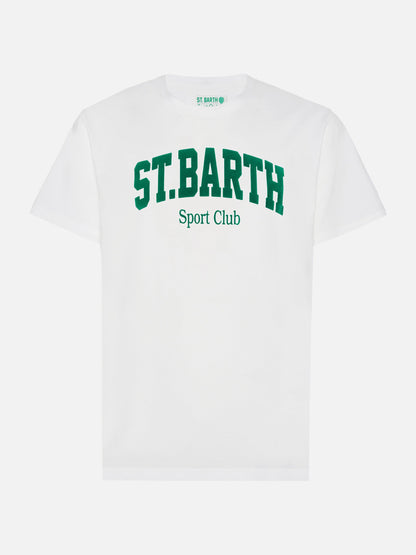 Vinter bomulls-T-skjorte Arnott med St. Barth Sport Club-trykk – produktbilde