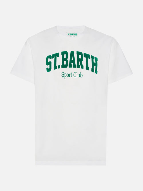 Vinter bomulls-T-skjorte Arnott med St. Barth Sport Club-trykk – produktbilde