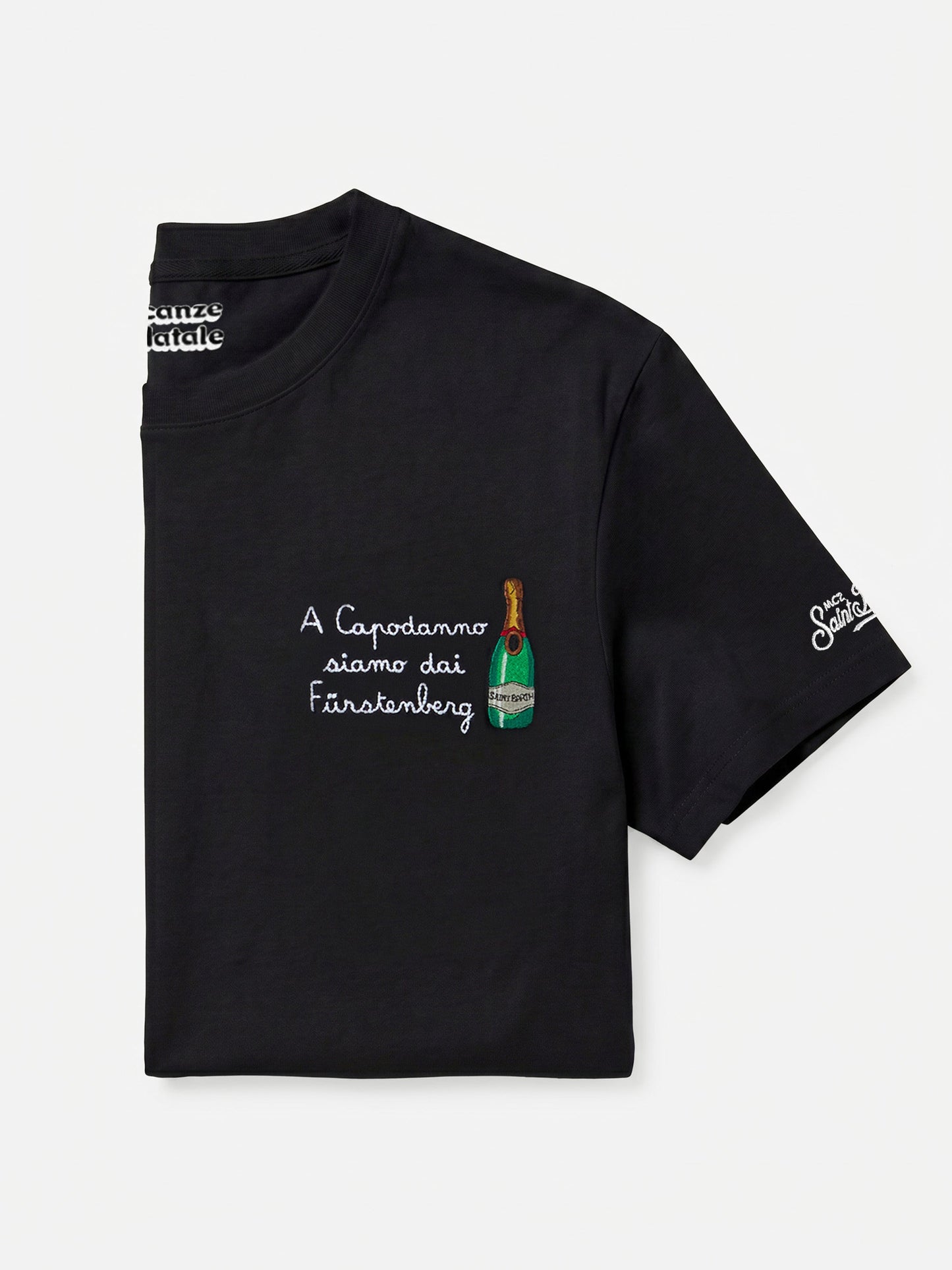 Vinter bomulls-T-skjorte Arnott Warm med Dai Fürstengberg-broderi | VACANZE DI NATALE SPECIAL EDITION – produktbilde