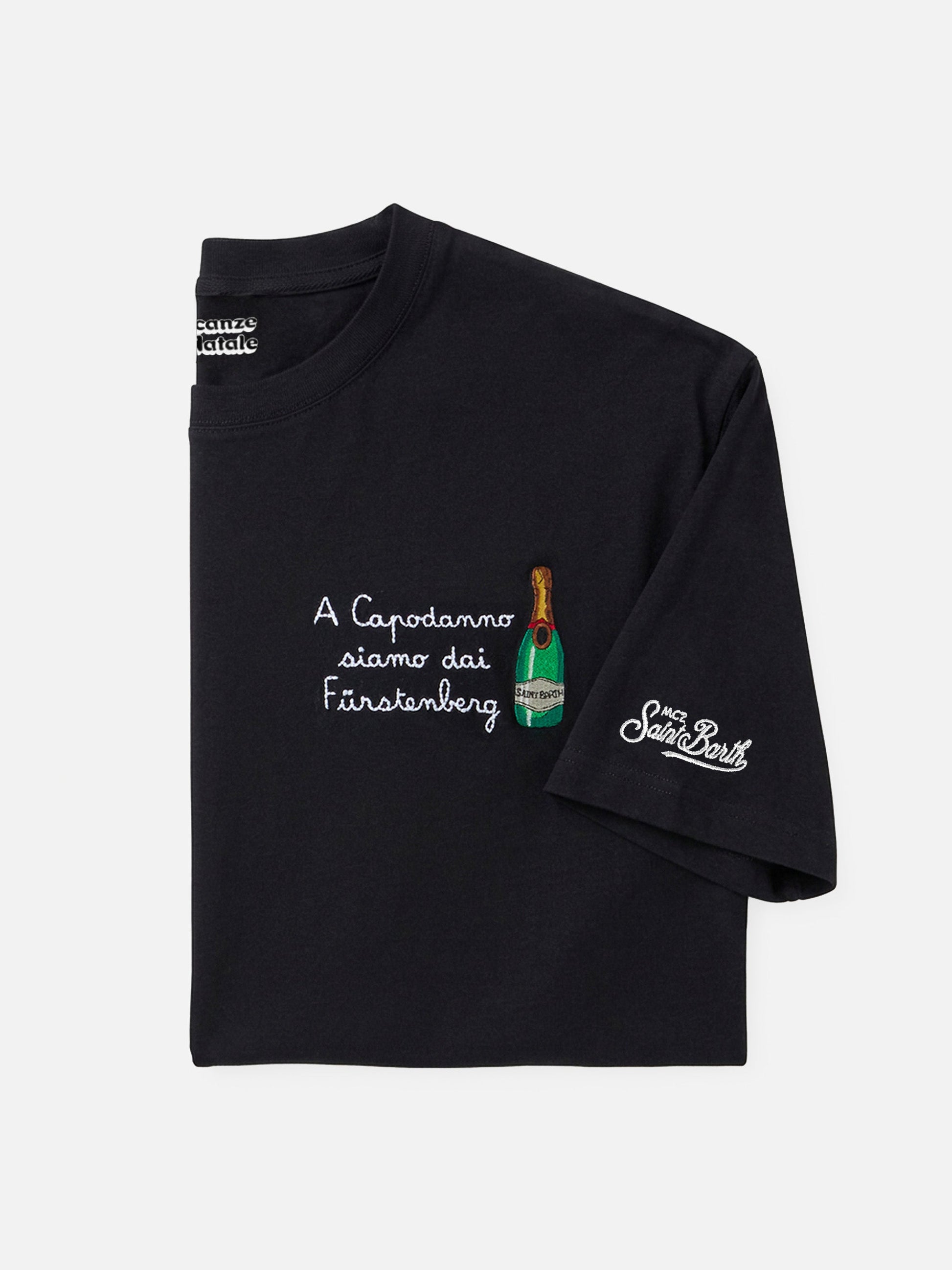 Vinter bomulls-T-skjorte Arnott Warm med Dai Fürstengberg-broderi | VACANZE DI NATALE SPECIAL EDITION – offisielt produktbilde 6