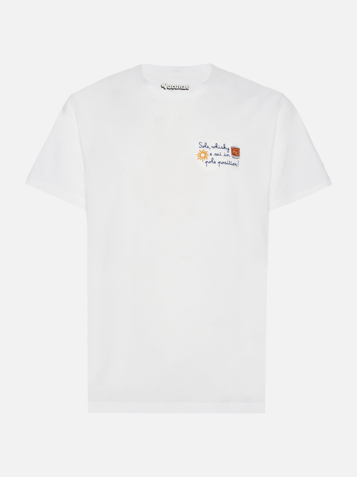 Vinter bomull t-skjorte Arnott Warm with Sole whisky e sei in pole position! embroidery | VACANZE DI NATALE SPECIAL EDITION – offisielt produktbilde 4