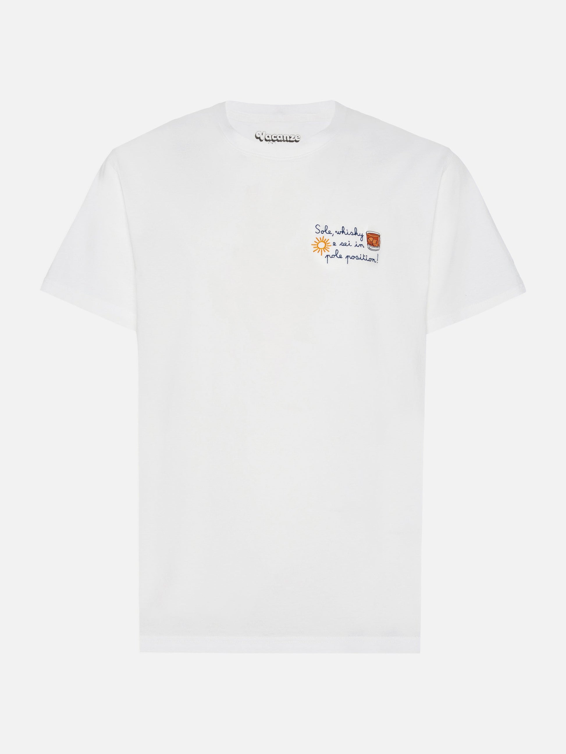 Vinter bomull t-skjorte Arnott Warm with Sole whisky e sei in pole position! embroidery | VACANZE DI NATALE SPECIAL EDITION – offisielt produktbilde 4