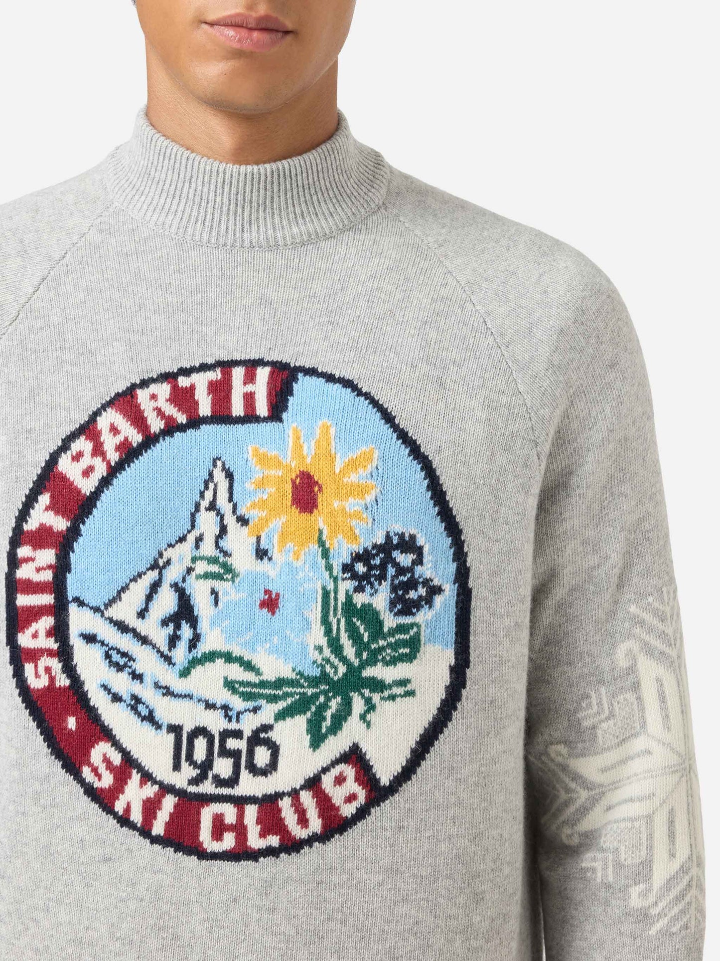 Halv-rullekragegenser Davos med Matterhorn-jacquard – offisielt produktbilde 2