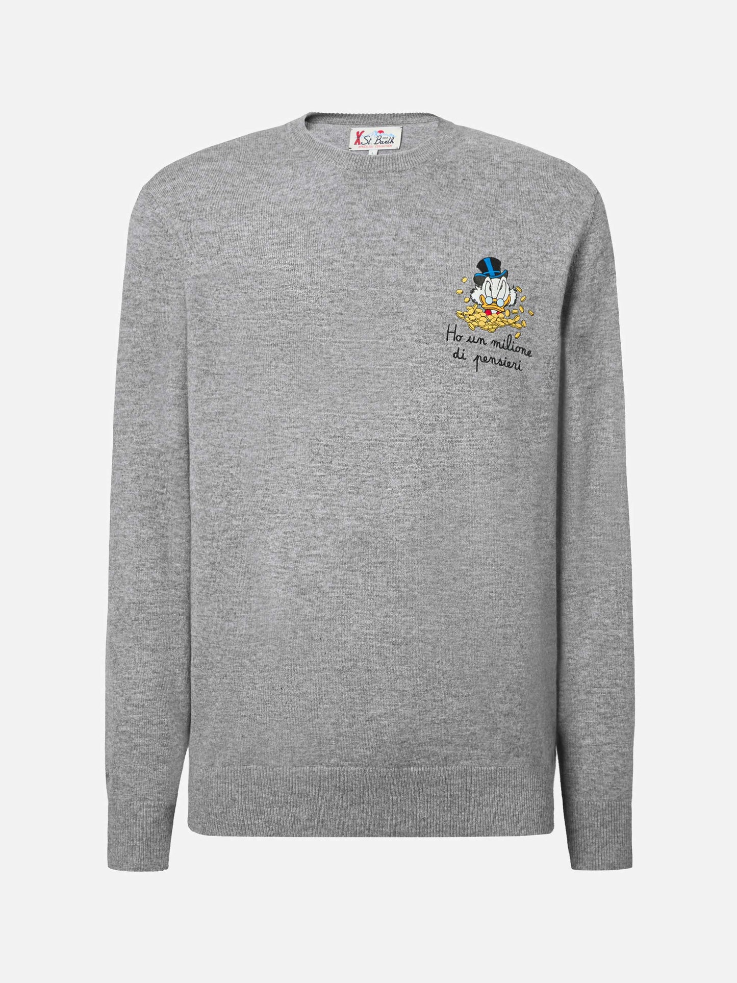 Crewneck-genser Heron Light med Uncle Scrooge-broderi | DISNEY SPECIAL EDITION – offisielt produktbilde 5