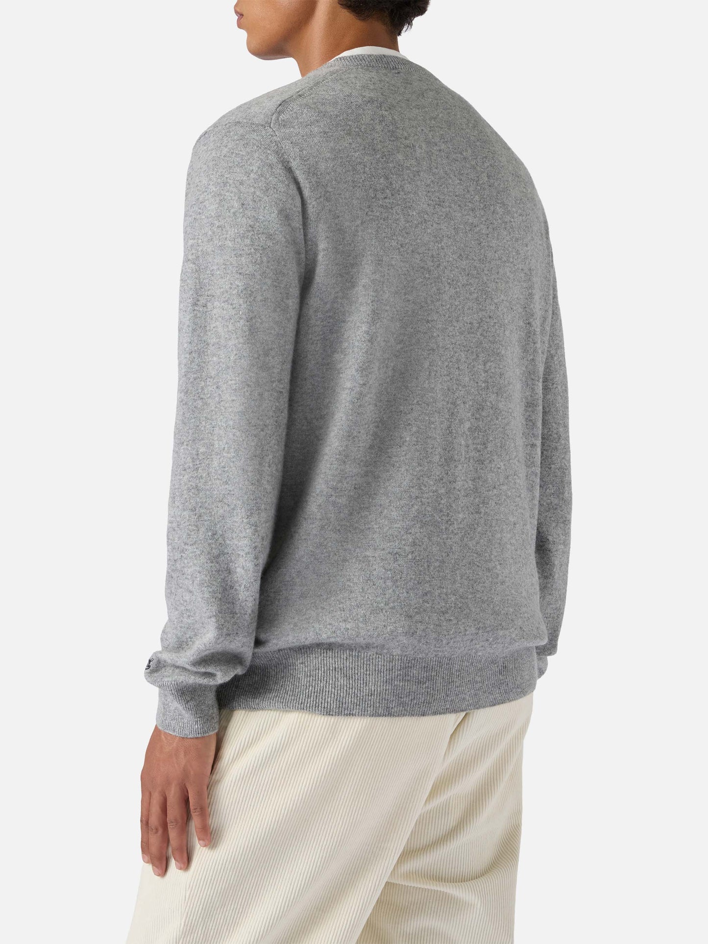 Crewneck-genser Heron Light med "E io pagooo"-broderi | YUPPIES SPECIAL EDITION – offisielt produktbilde 4
