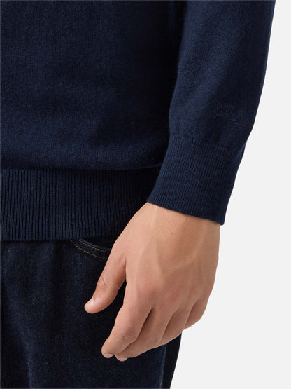Crewneck-genser Heron Light med Grand Slam-broderi – offisielt produktbilde 3