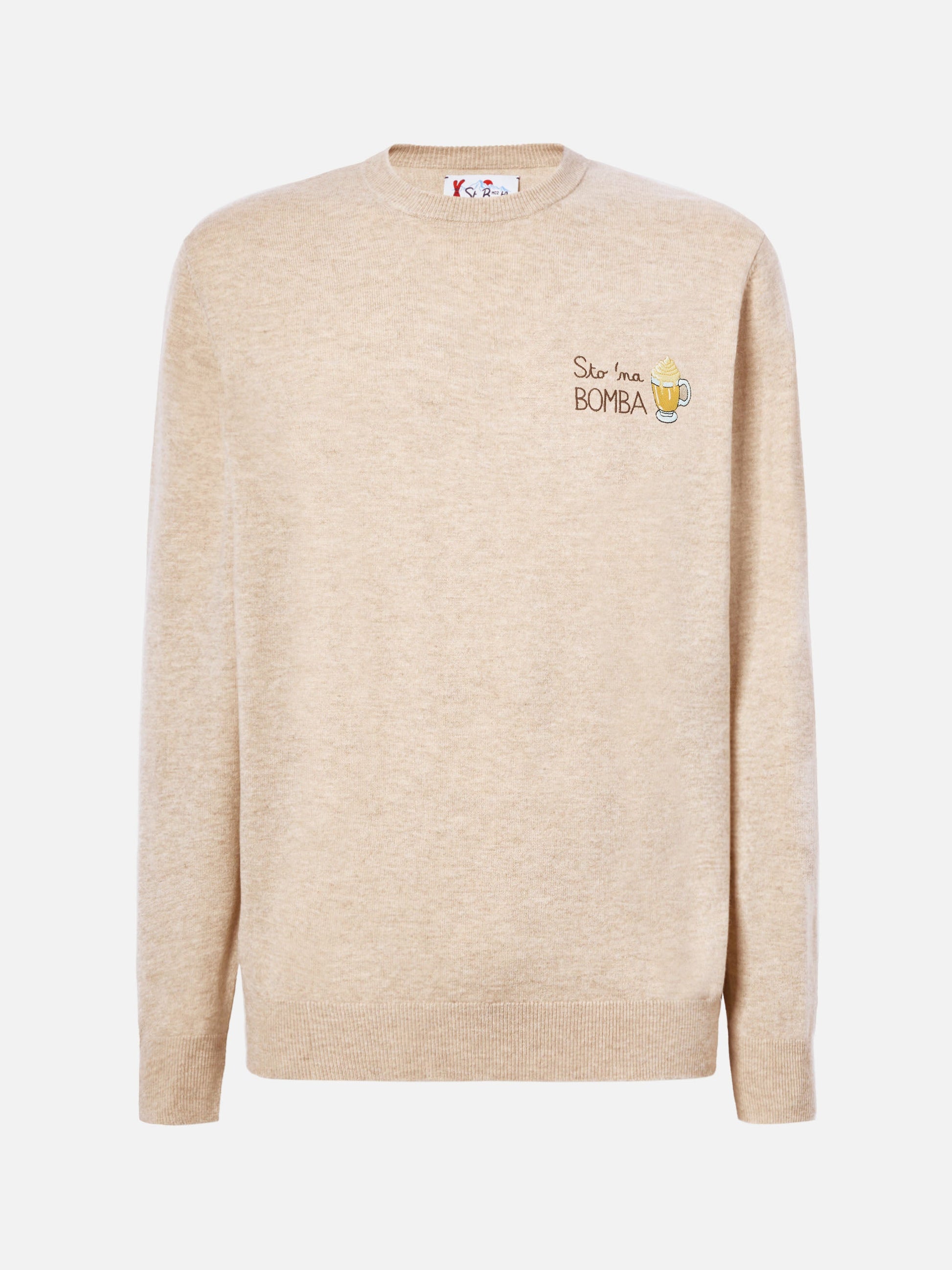 Crewneck-genser Heron Light med Sto na bomba-broderi – offisielt produktbilde 5