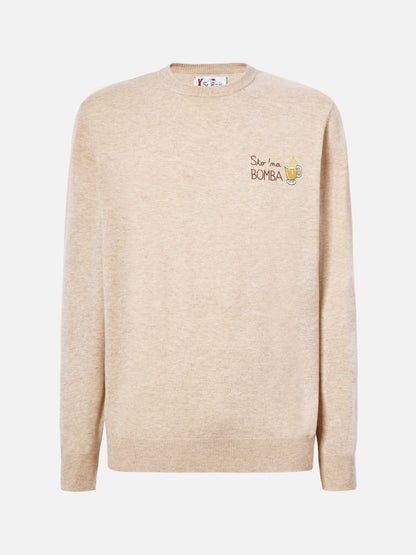Crewneck-genser Heron Light med Sto na bomba-broderi – offisielt produktbilde 5