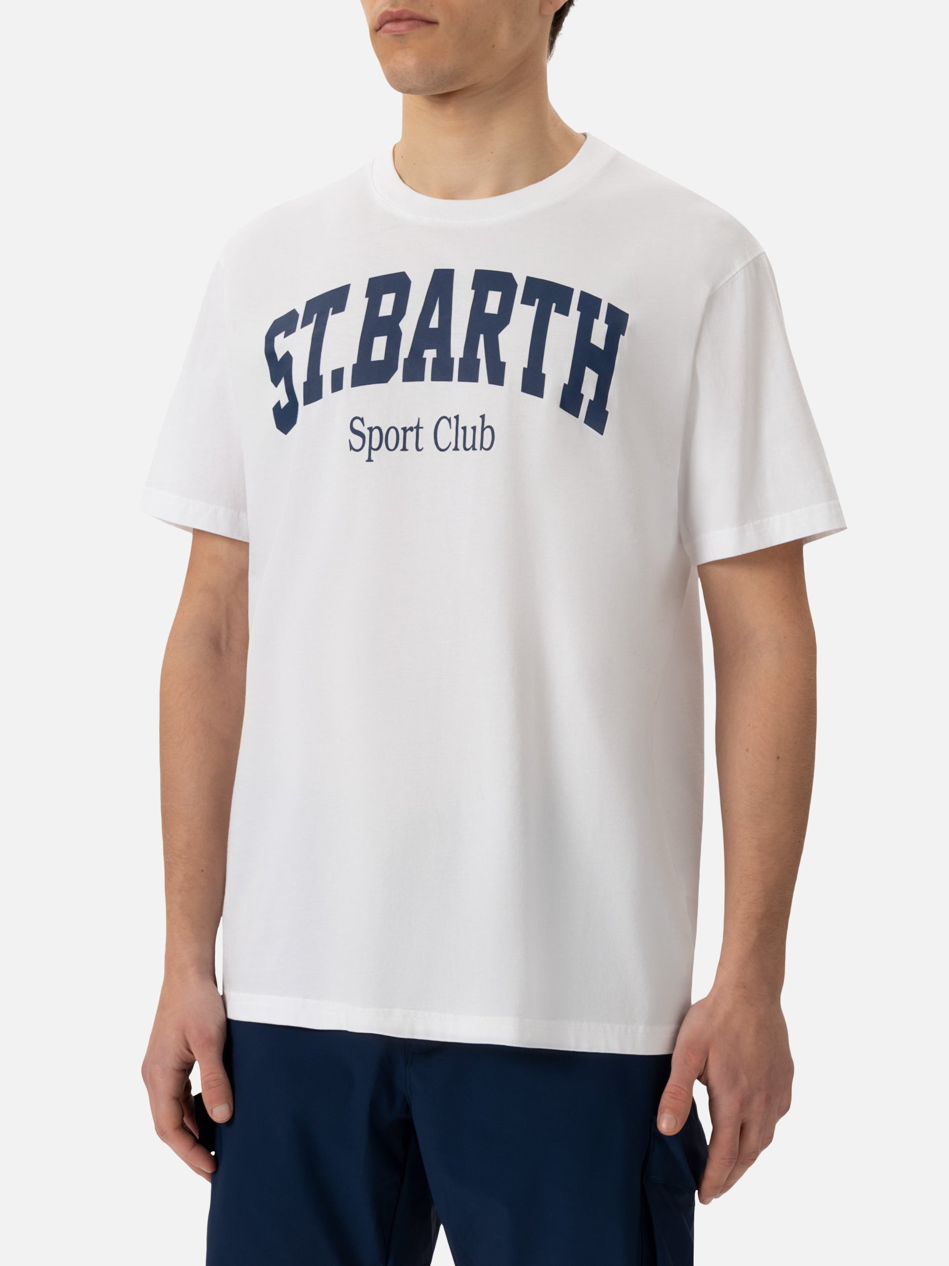 T-skjorte med St. Barth Sport Club-print – offisielt produktbilde 2
