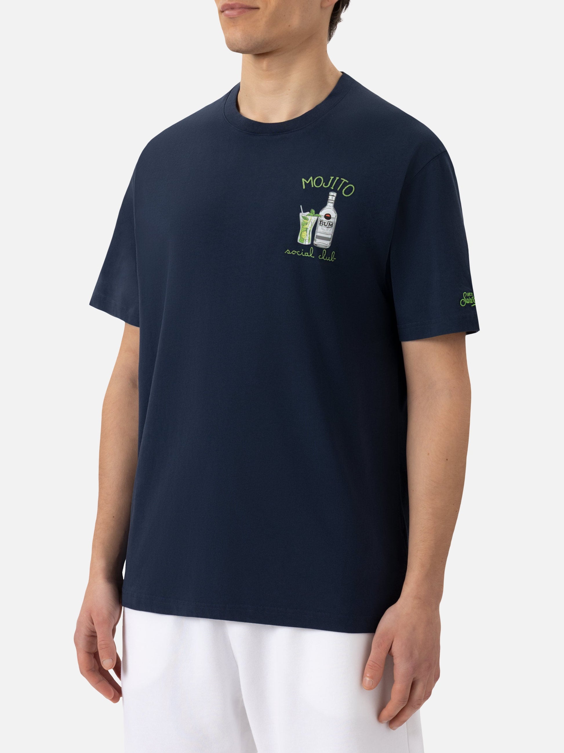 T-skjorte med mojito social club broderi – offisielt produktbilde 2