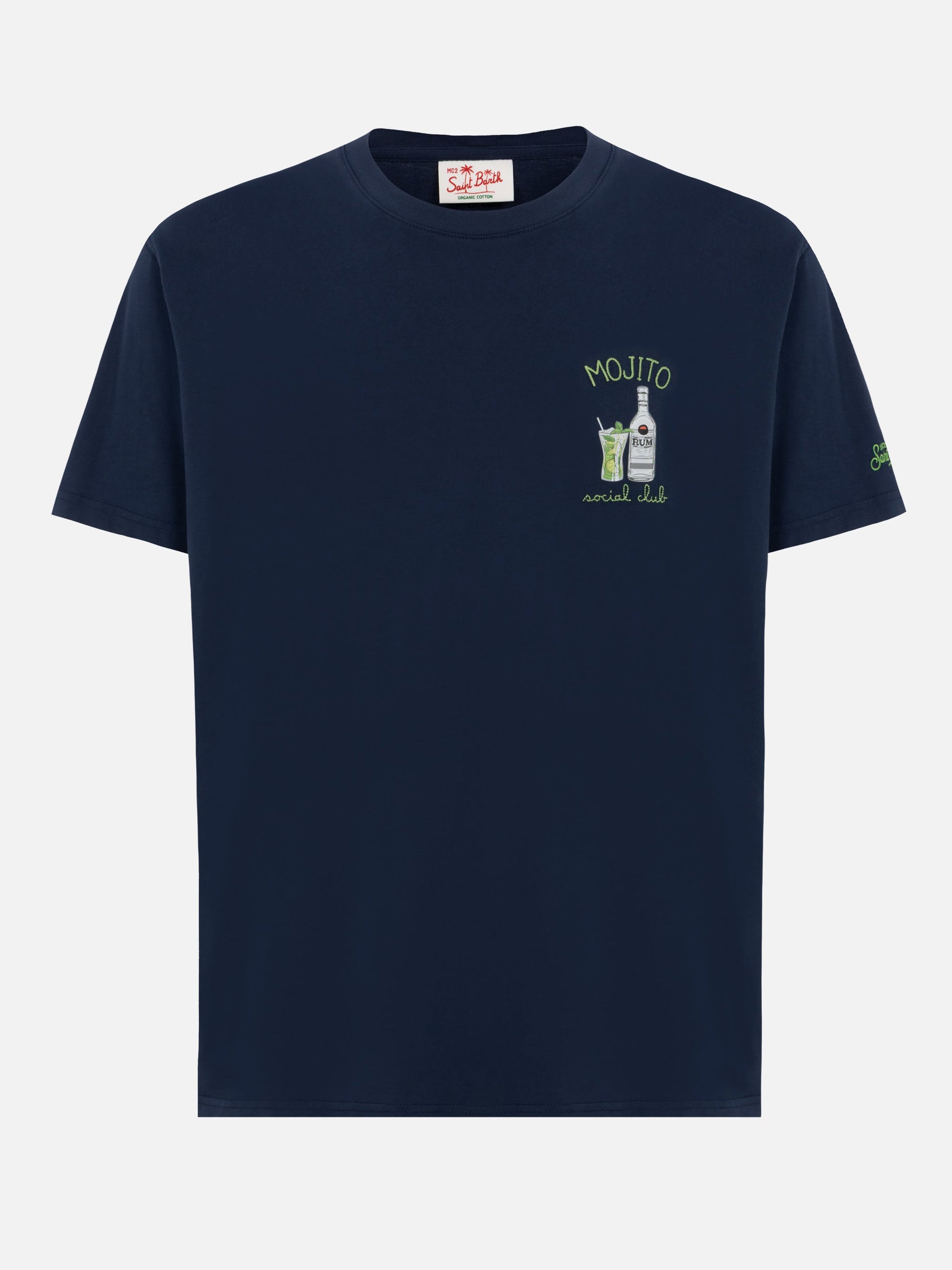 T-skjorte med mojito social club broderi – offisielt produktbilde 4