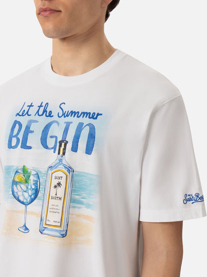 T-skjorte med Let the summer be gin-print – offisielt produktbilde 2