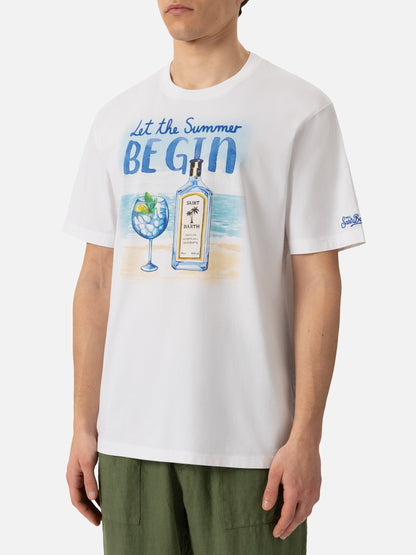 T-skjorte med Let the summer be gin-print – offisielt produktbilde 3