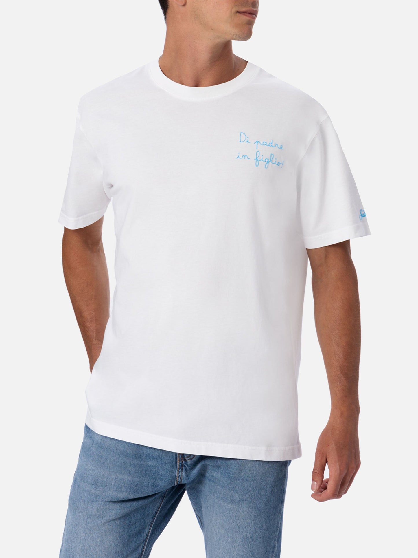 T-skjorte med Di Padre in Figlio-broderi | Special Edition – offisielt produktbilde 2