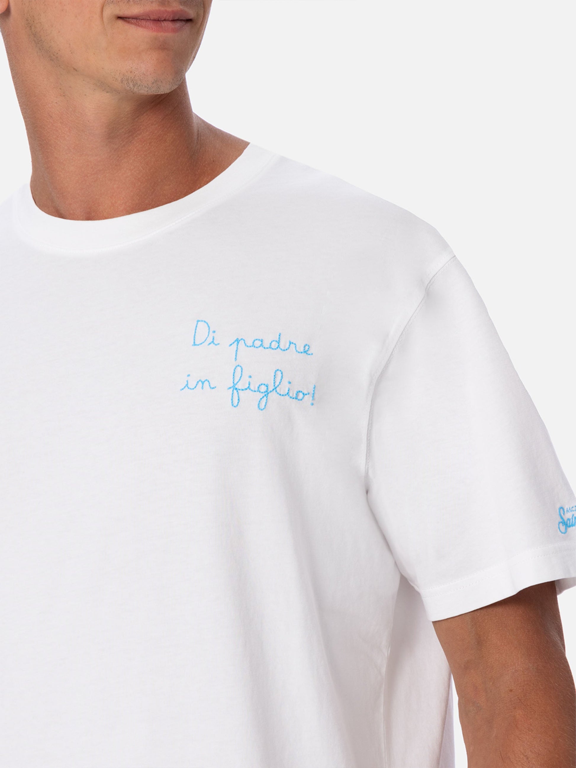 T-skjorte med Di Padre in Figlio-broderi | Special Edition – offisielt produktbilde 3