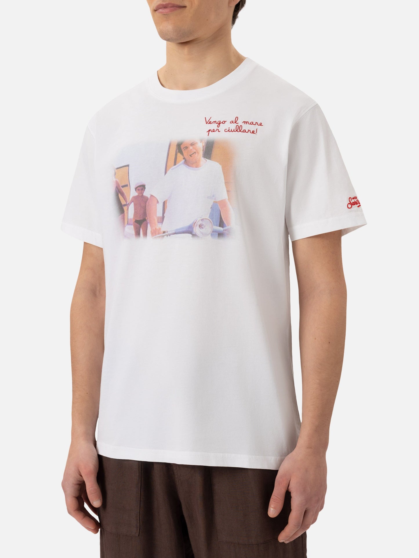 T-skjorte med Vado al mare per... broderi | Special Edition – offisielt produktbilde 3