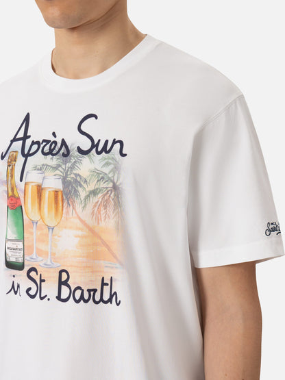 T-skjorte med Après Sun in St. Barth-print – offisielt produktbilde 2