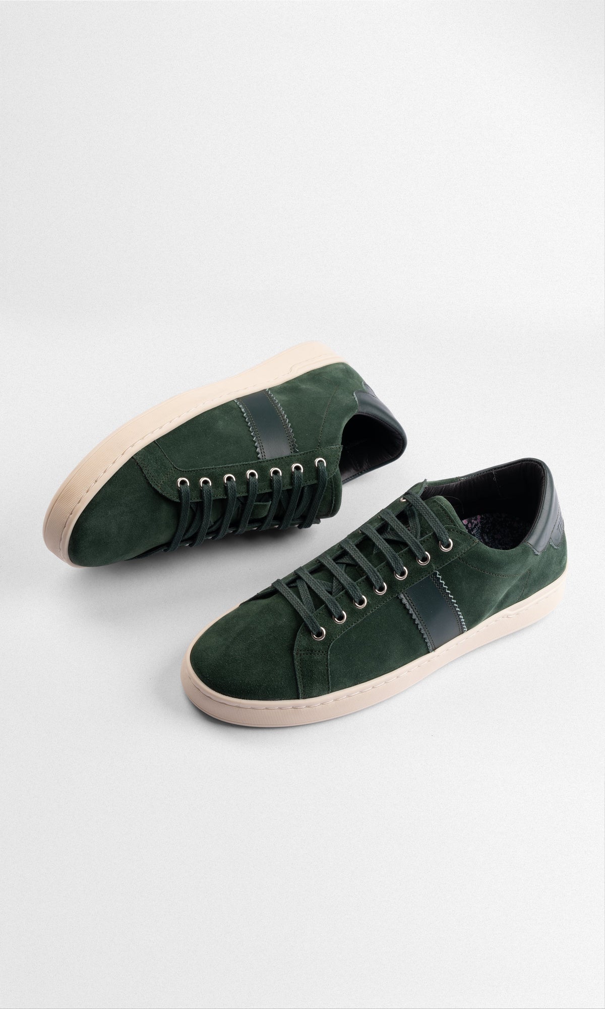 The Gallerist Vienna-sneakers for menn – mørkegrønn, produktbilde 3