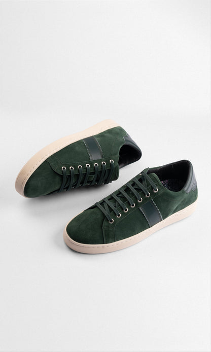 The Gallerist Vienna-sneakers for menn – mørkegrønn, produktbilde 3