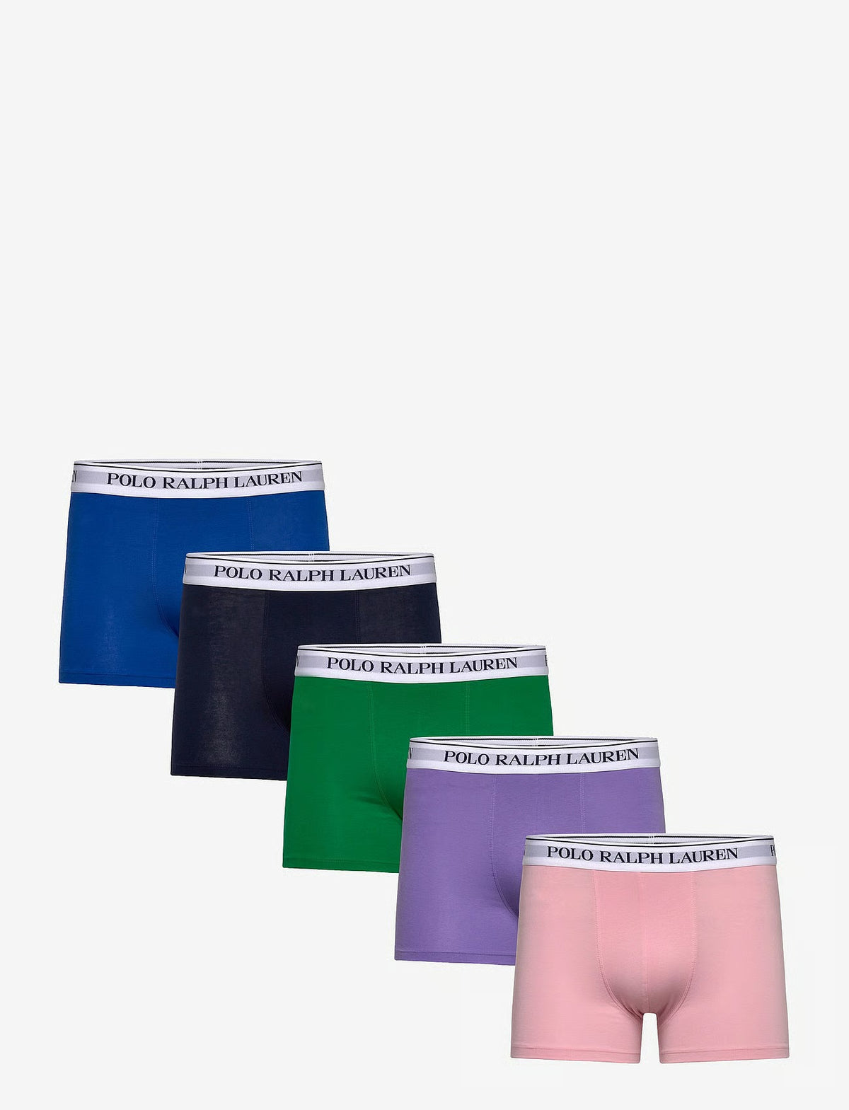 Polo Ralph Lauren Classic Stretch Cotton Trunk 5-Pack herreunderbukser, 5-pack i 5PK PRPL/BILRD/HR