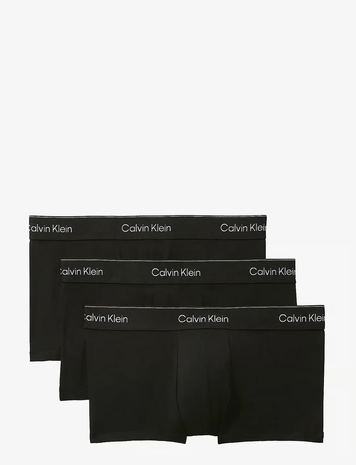 Calvin Klein LOW RISE TRUNK 3PK herreunderbukser, 3-PACK i svart W DTM WB