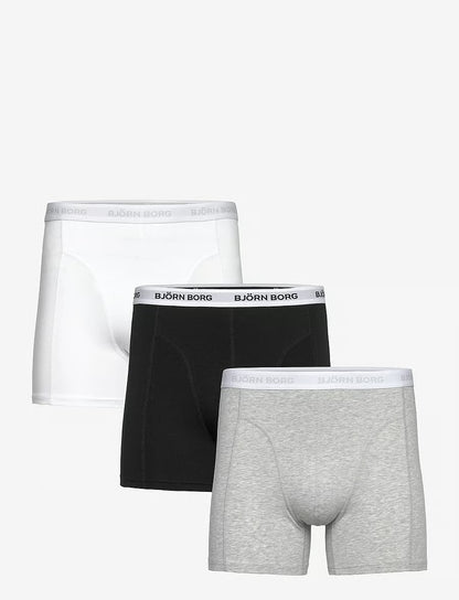 Björn Borg COTTON STRETCH BOXER 3p herreunderbukser, 3-pack
