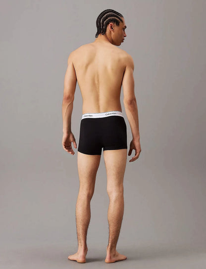 Calvin Klein TRUNK 3PK herreunderbukser, 3-PACK i grå HEATHER hvit svart