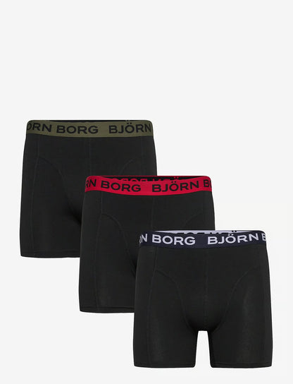 Björn Borg COTTON STRETCH BOXER 3p herreunderbukser, 3-pack i MULTIPACK 5