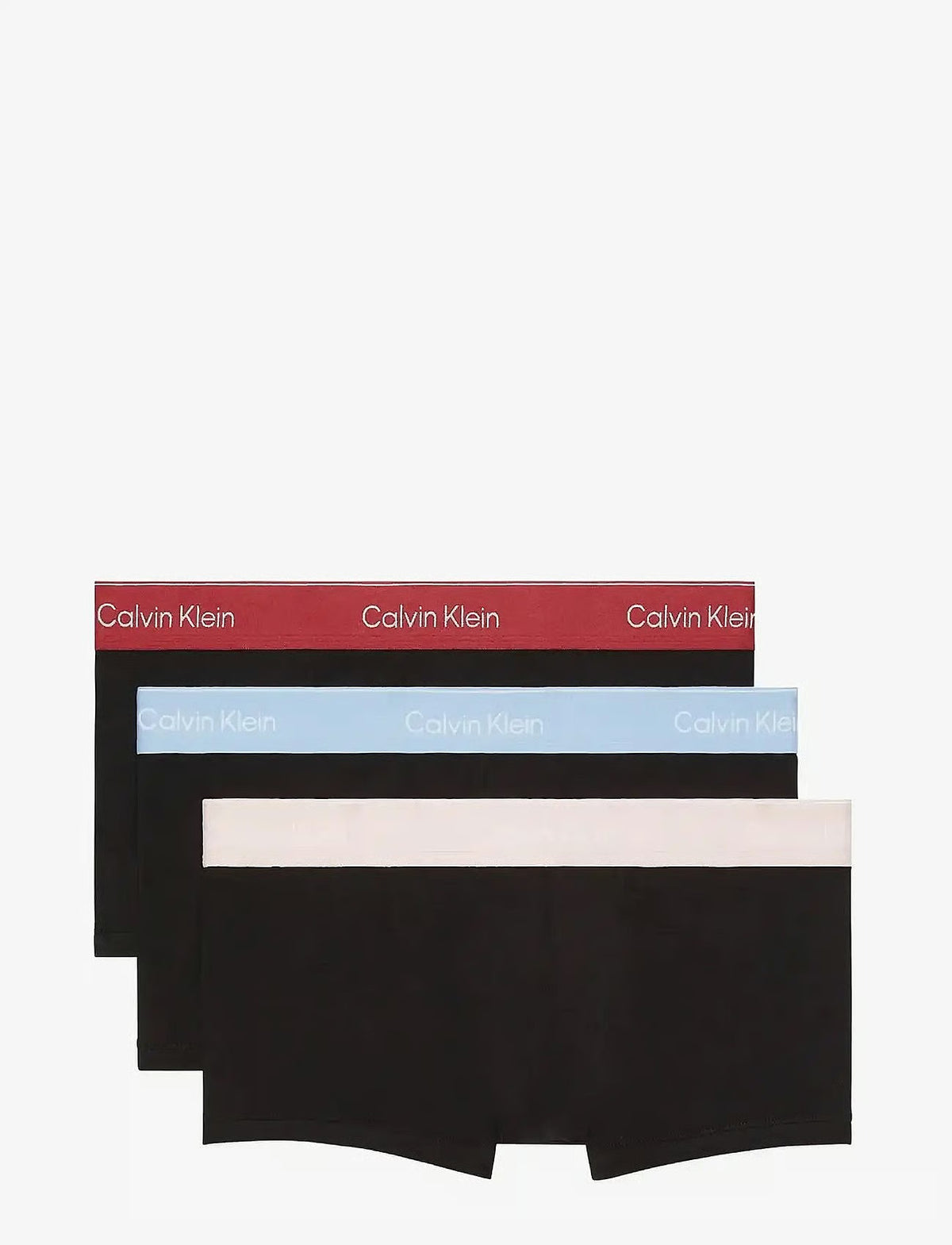Calvin Klein LOW RISE TRUNK 3PK herreunderbukser, 3-PACK i svart BODIES W FALL BERRY FROZEN F