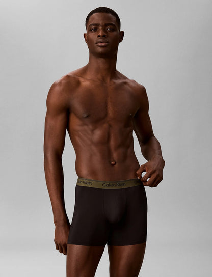 Calvin Klein BOXER BRIEF 3PK herreunderbukser, 3-PACK i svart W BRONZE FLASH WB svart OLIV