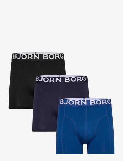 Björn Borg ORGANIC COTTON STRETCH BOXER 3p herreunderbukser, 3-pack i MULTIPACK 3