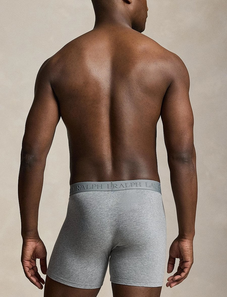 Polo Ralph Lauren Stretch Cotton Boxer Brief 3-Pack herreunderbukser, 3-pack
