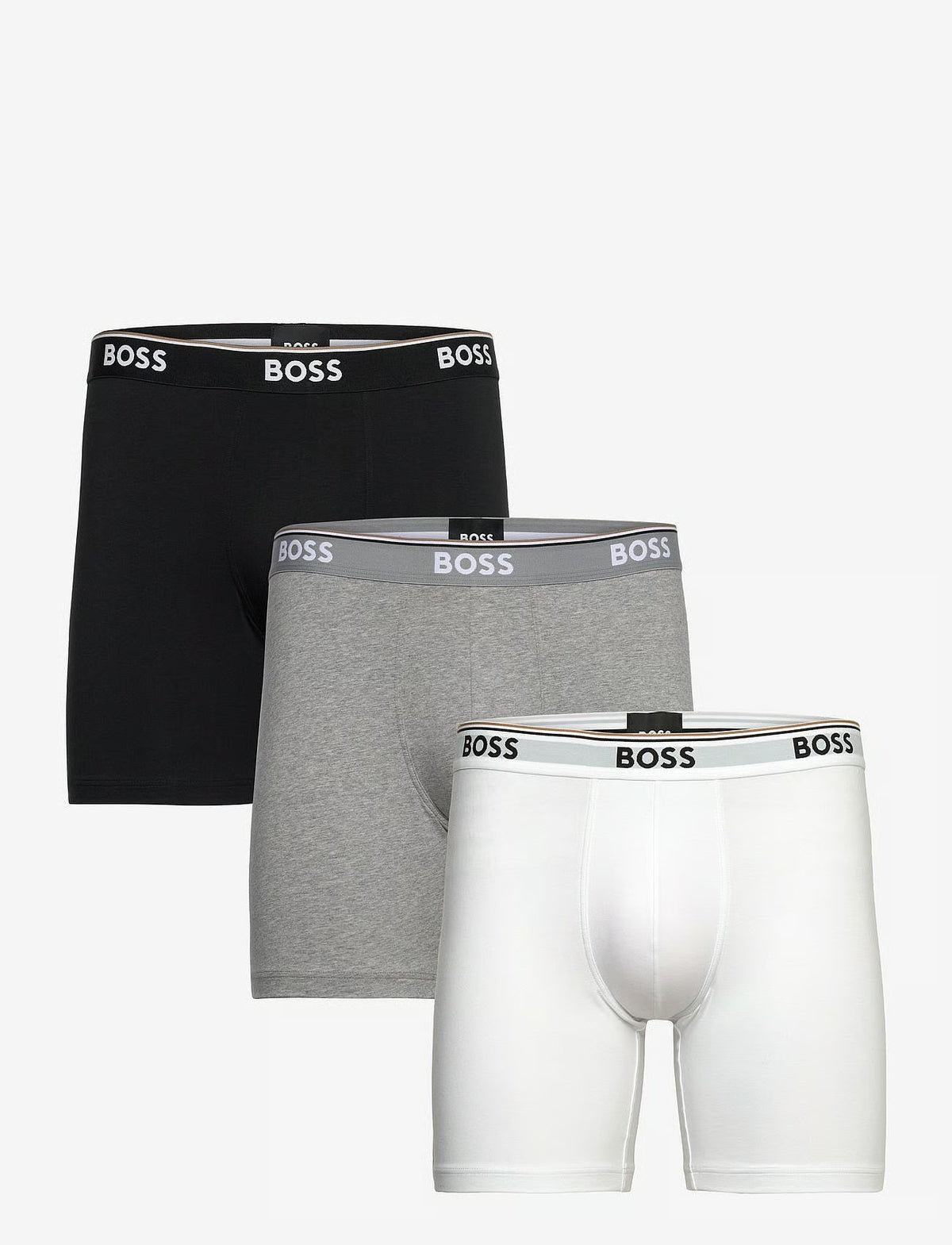 BOSS BoxerBrLong 3P Power herreunderbukser, 3-pack i ASSORTED PRE-PACK