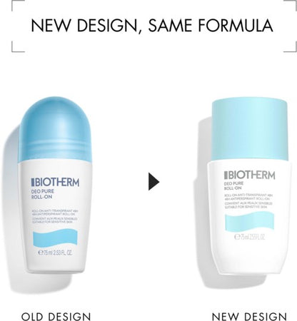 Biotherm Deo Pure Antiperspirant Roll-On 75 ml fra Biotherm – offisielt produktbilde 2